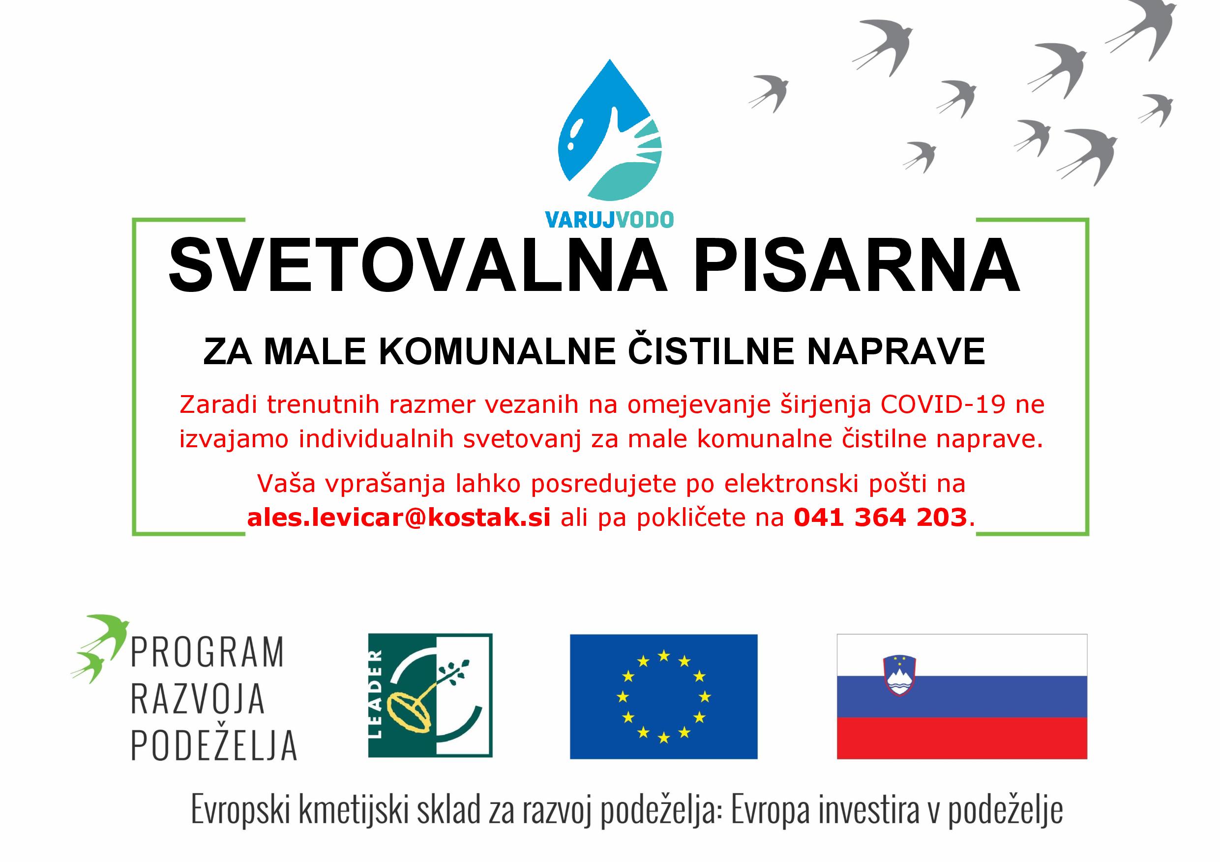 SVETOVALNA PISARNA ZA MALE KOMUNALNE ČISTILNE NAPRAVE